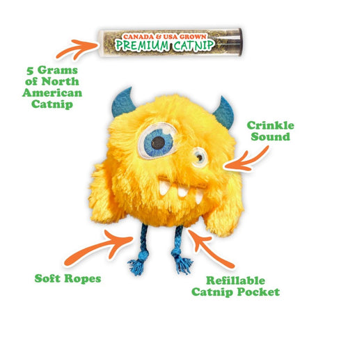 Meowijuana Get Silly Refillable Furry Fiend Cat Toy - Poudre Pet & Feed Supply 2